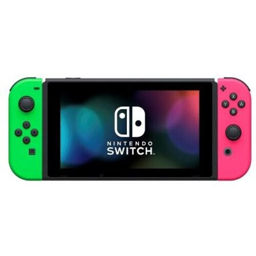 Nintendo Switch (Neue Edition 2019) verde neón/rosa neón - Reacondicionado: muy bueno | 30 meses de garantía | Envío gratuito