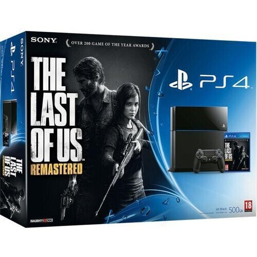 PlayStation 4 500GB - Negro Mate + The Last of Us Remastered
