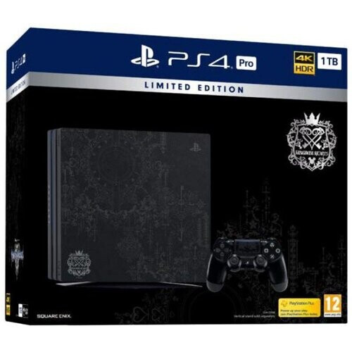 PlayStation 4 Pro 1000GB - Negro Mate - Edición limitada SONY PS4 Pro Kingdom Hearts 3 + Kingdom Hearts 3