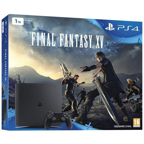 PlayStation 4 Slim 1000GB - Negro Mate + Final Fantasy XV
