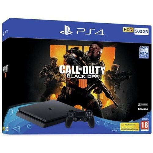 PlayStation 4 Slim 500GB - Negro Mate + Call of Duty: Black Ops 4