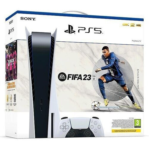PlayStation 5 825GB - Blanco + FIFA 23
