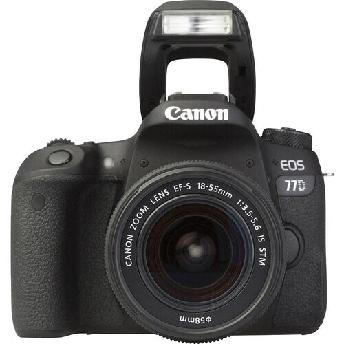 Réflex EOS 77D - Negro + Canon EF-S 10-18MM F/ 1: 4.5-5.6 IS STM f/3.5-5.6
