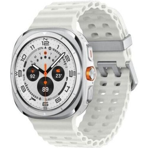 Samsung Galaxy Watch Ultra 2025 titanio blanco 47mm LTE Marine Band blanco - Reacondicionado: como nuevo | 30 meses de garantía | Envío gratuito