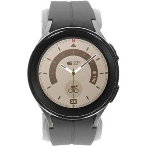 Samsung Galaxy Watch5 Pro titanio 45mm Bluetooth D-Buckle Correa deportiva grey - Reacondicionado: muy bueno | 30 meses de garantía | Envío gratuito