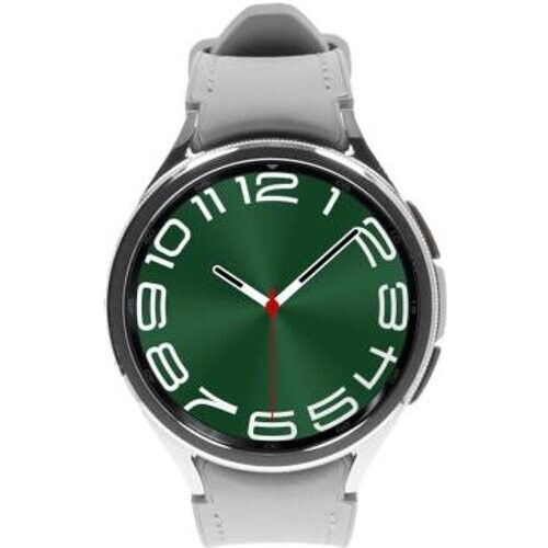 Samsung Galaxy Watch6 Classic silver 47mm LTE Hybrid Eco-Leather Band silver - Reacondicionado: como nuevo | 30 meses de garantía | Envío gratuito
