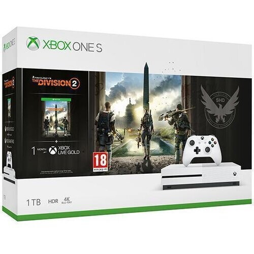 Xbox One S 1000GB - Blanco - Edición limitada Tom Clancy`s The Division 2 + Tom Clancy`s The Division 2