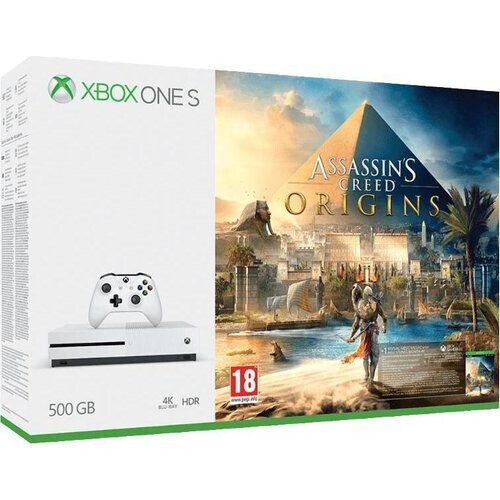 Xbox One S 500GB - Blanco + Assassin's Creed Origins